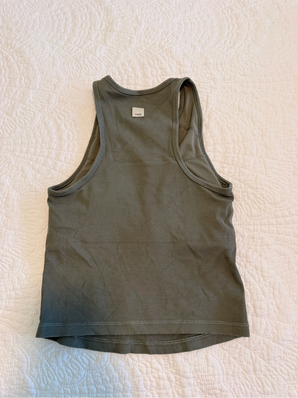 Vuori Olive Green Pose Plyo Tank - Women's - Picture 2 of 2